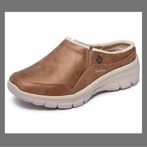 Skechers Women's Brown Cozy Mules